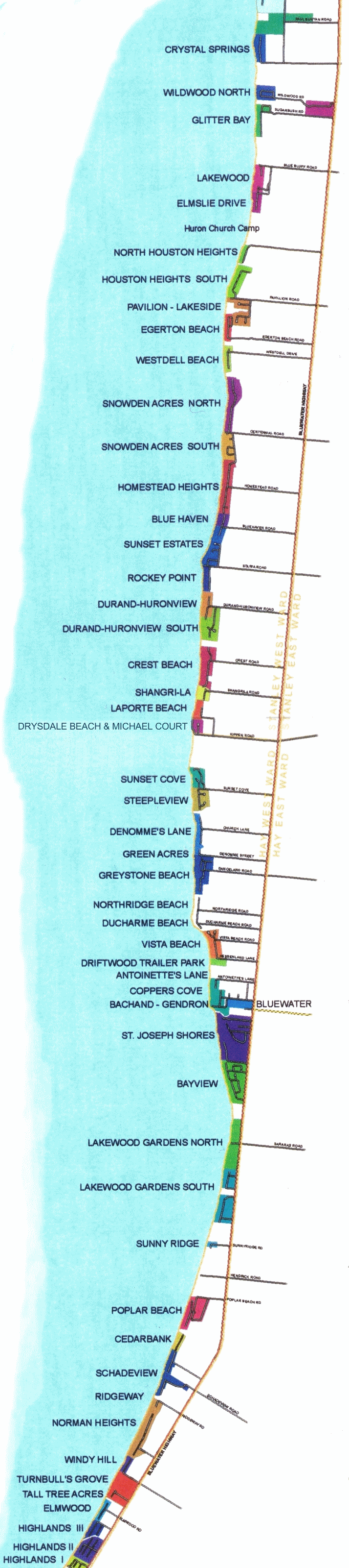 Shoreline Map